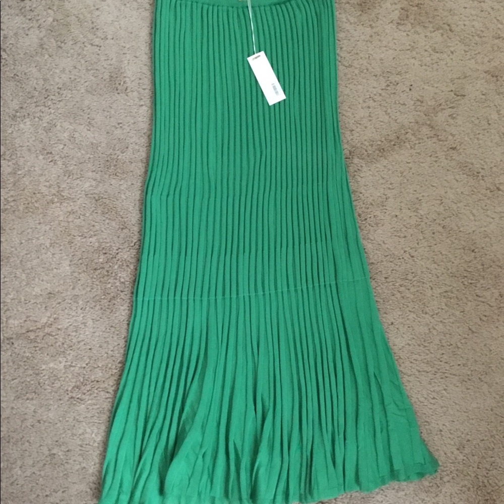 Beautiful green shin length skirt